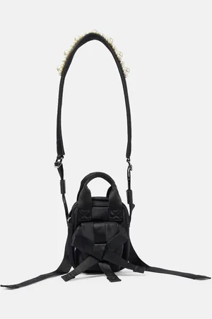 Simone Rocha Schultertasche Mini mit Zierperlen