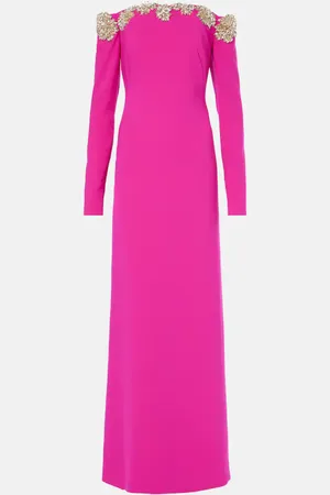 Costarellos Verzierte Off-Shoulder-Robe Meline