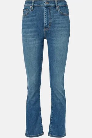 Frame Cropped Straight Jeans Le High Straight