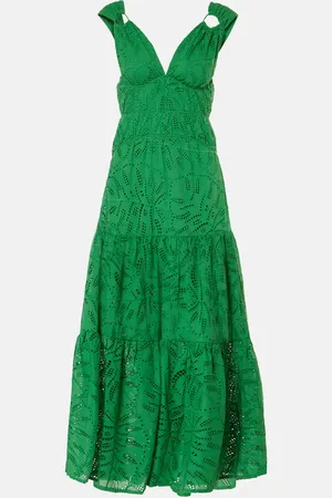 Farm Rio Maxikleid Monstera aus Baumwolle