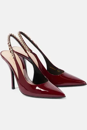Gucci Slingback-Pumps Signoria aus Lackleder