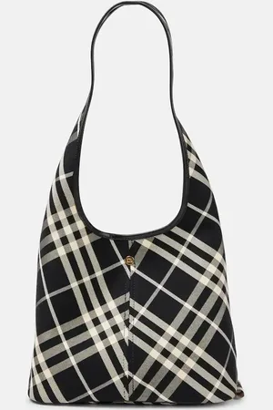 Burberry Tote Check Small aus Canvas