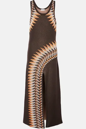 Paco rabanne Maxikleid aus Jacquard