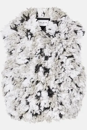 Alaïa Alaïa Weste Lynx aus Faux Shearling