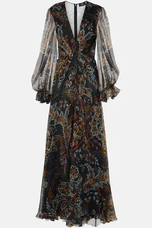 Etro Bedruckte Robe aus Seide