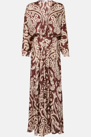 POUPETTE ST BARTH Bedrucktes Maxikleid Ilona