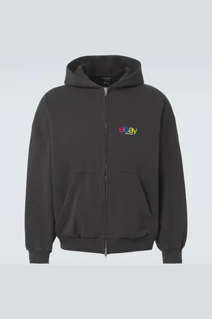 Balenciaga Kapuzenjacke aus Baumwoll-Jersey