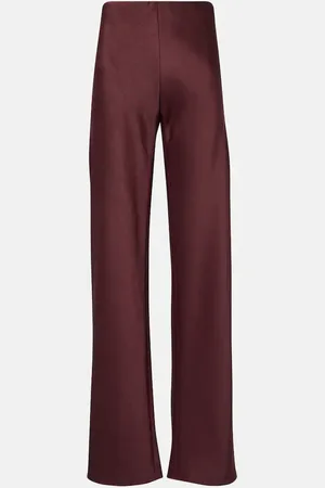 Vince Weite High-Rise Hose aus Satin