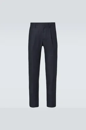 LARDINI Gerade Hose aus Leinen