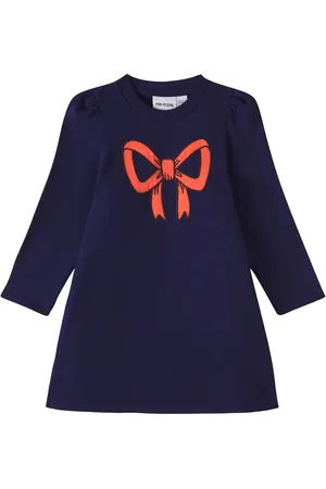 Mini Rodini Sweatshirt-Kleid aus Baumwolle