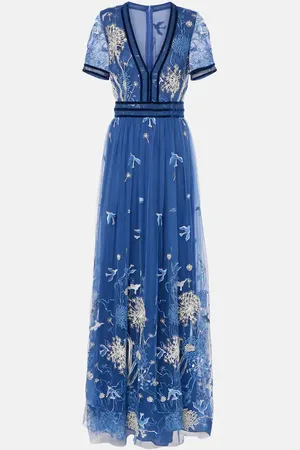 Costarellos Bestickte Robe