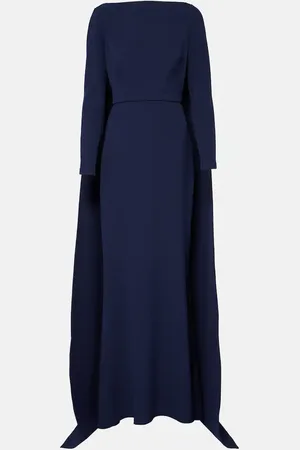 Safiyaa Verzierte Robe Ginevra aus Crêpe