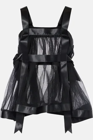 NOIR KEI NINOMIYA Top aus Tüll