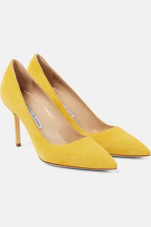 Manolo Blahnik Pumps BB 90 aus Veloursleder