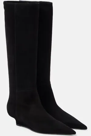 Totême Stiefel Sharp 40 aus Veloursleder