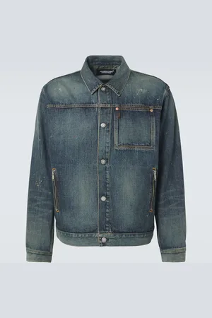 UNDERCOVER Bestickte Jeansjacke