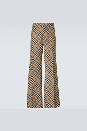 Burberry Weite Hose Check