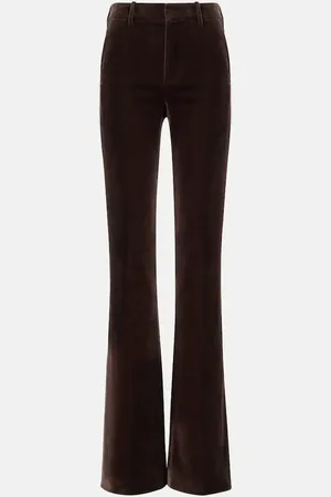 Loro Piana Gerade Hose Gaby aus Baumwollsamt