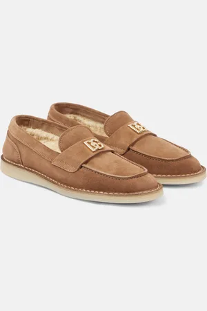 Dolce & Gabbana Loafers DG aus Veloursleder