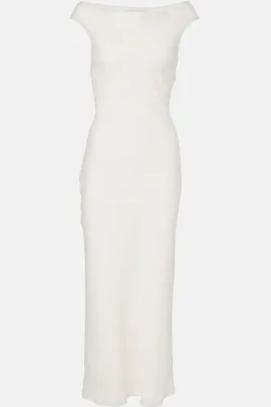 FAITHFULL THE BRAND Off-Shoulder-Maxikleid Ilride aus Leinen
