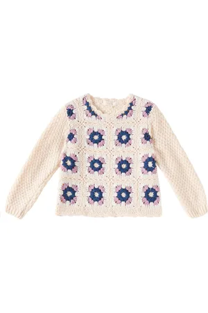 Louise Misha Pullover Alicia aus Häkelstrick
