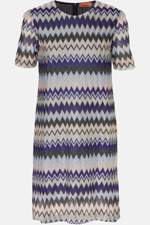 Missoni Minikleid aus Häkelstrick