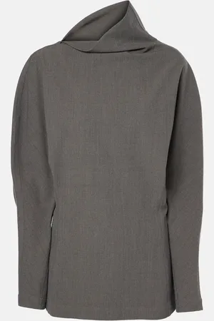 Bottega Veneta Top aus einem Wollgemisch