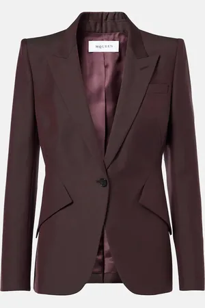 Alexander McQueen Blazer aus Wolle und Mohair
