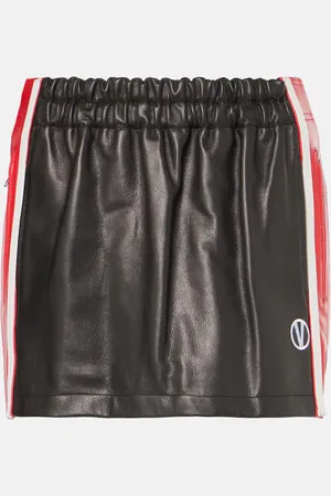 Vetements Minirock aus Leder