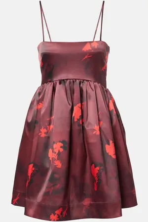 Ganni Minikleid aus Satin
