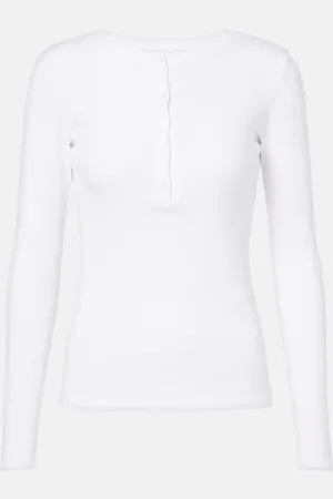 NILI LOTAN Henley-Top Jordan aus Baumwolle