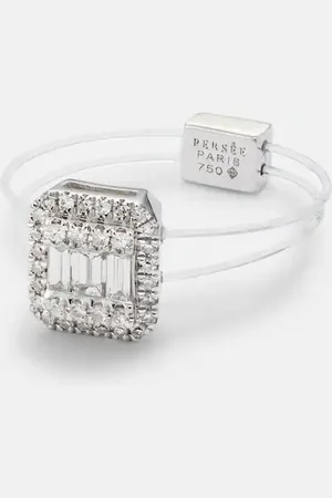 PERSÉE Persée Ring Floating aus 18kt Weißgold mit Diamanten