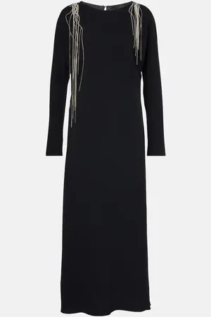 DRIES VAN NOTEN Maxikleid mit Kristallen