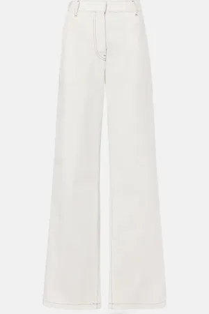 DRIES VAN NOTEN High-Rise Straight Jeans