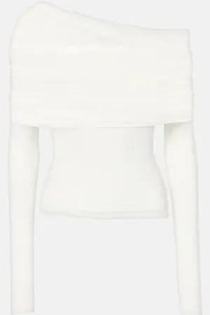 CHRISTOPHER ESBER Off-Shoulder-Top Sonora Veiled