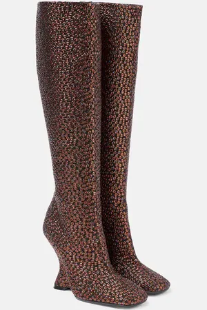 DRIES VAN NOTEN Stiefel 105 aus Jacquard