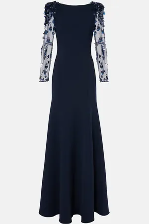 Jenny Packham Verzierte Robe Midnight