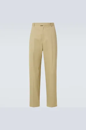 Bottega Veneta Gerade Hose aus Baumwoll-Twill