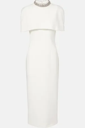 Roland Mouret Cocktailkleid aus Crêpe mit Kristallen