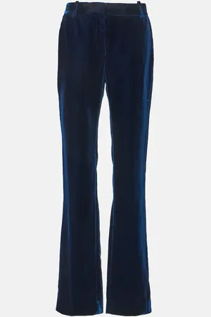 Nina Ricci Gerade Hose Fluid aus Samt
