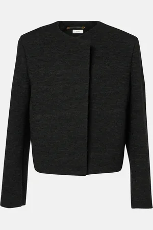 Totême Cropped-Jacke aus Bouclé