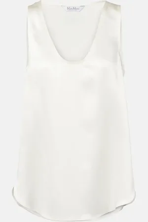 Max Mara Top Filly aus Seidensatin