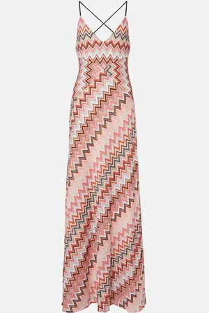 Missoni Maxikleid aus Häkelstrick