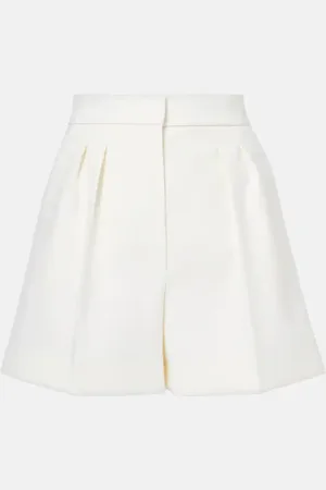 Max Mara High-Rise Shorts Zic aus einem Wollgemisch