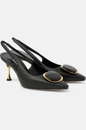 Manolo Blahnik Slingback-Pumps Chiaran 70 aus Leder