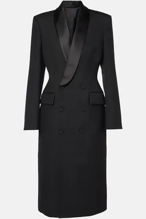 WARDROBE.NYC Midikleid aus Wolle