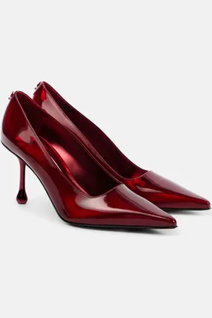 Jimmy Choo Pumps Ixia 80 aus Metallic-Leder