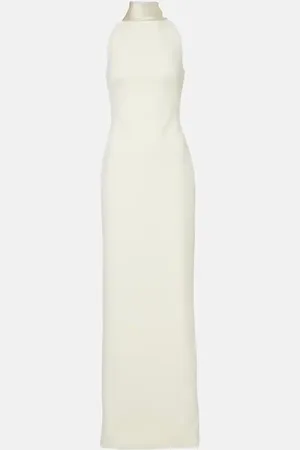 Safiyaa Robe Holliana aus Crêpe mit Satin