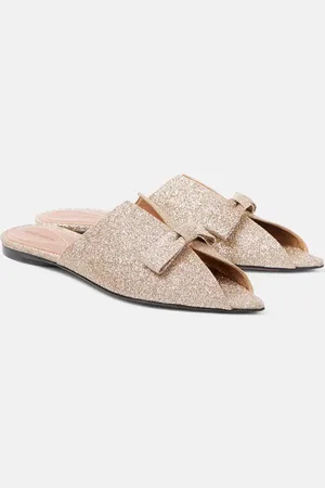 ZIMMERMANN Pantoletten Tux aus Lederm mit Glitter