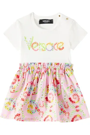 VERSACE Baby Kleid aus Baumwolle